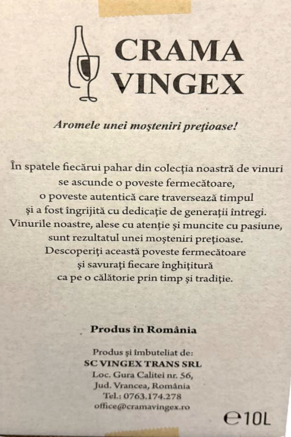 Vinul lui Ureche Cuvve Rouge, DOC, BIB 10 L - imagine 4