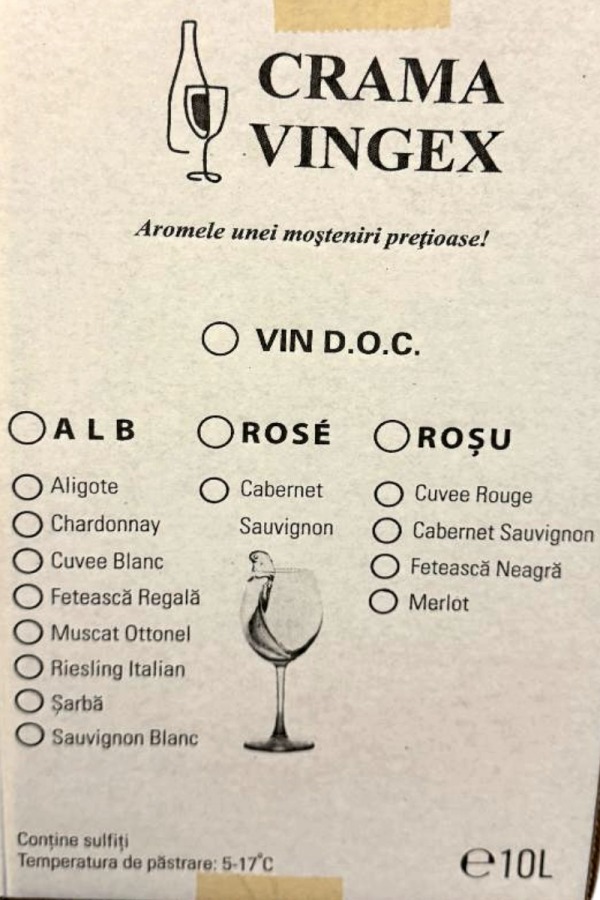 Vinul lui Ureche Cuvve Rouge, DOC, BIB 10 L - imagine 3